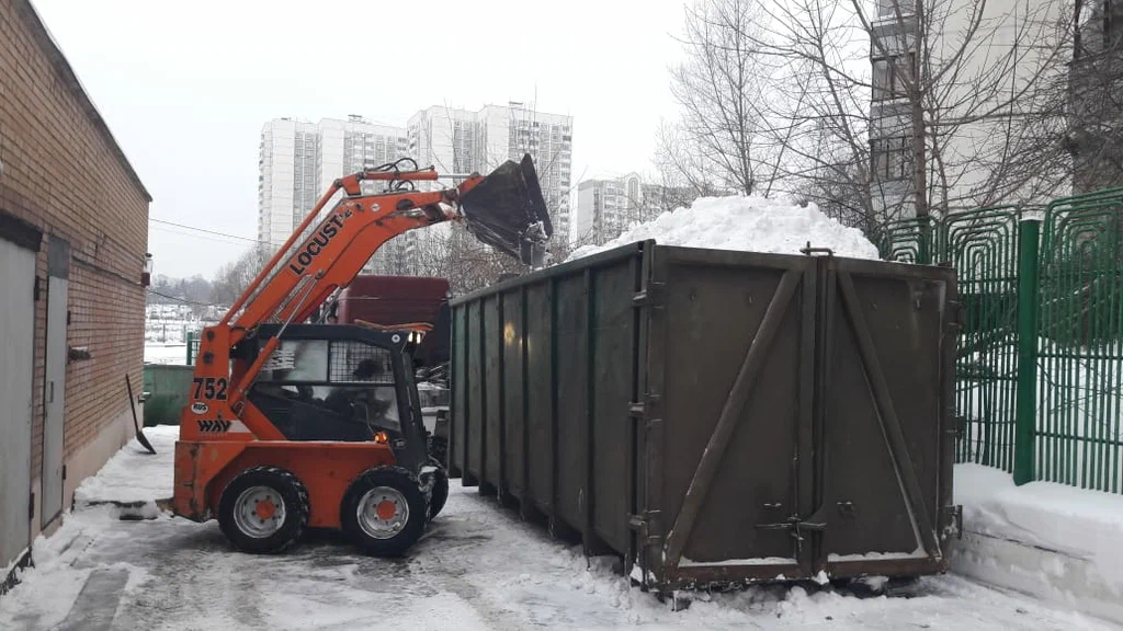 Вывоз снега контейнерами в Йошкаре-Ола — цена от 3272 руб., заказать контейнер для снега в ПроМусор